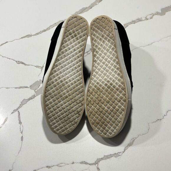 Steve Madden | Women’s Wavery Black Suede Wedge Sneakers Chic High Top Size 7 - Picture 10 of 10